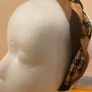 Elegant Gold and Black Headband